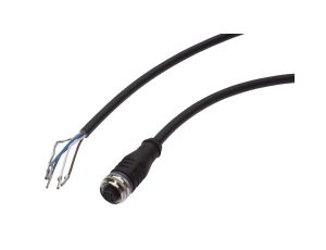 Złącze do samokonfekcjonowania M12 proste żeńskie 5-pinowe końcówka niezarobiona PUR 5x0.34mm 60V 90 stC IP67 VK205625
