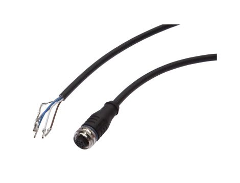 Złącze do samokonfekcjonowania M12 proste żeńskie 5-pinowe końcówka niezarobiona PUR 5x0.34mm 60V 90 stC IP67 VK205625