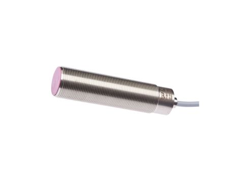 Czujnik indukcyjny M18x1 dł: 70 mm zabudowany Sn: 5 mm 10-35V DC 130 stC PNP NO kabel 2 m IP65 IB180155