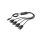 Konwerter/Adapter USB 2.0 do 4x RS232 (DB9) z kablem 1,5m DA-70159