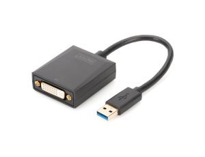 Adapter graficzny DVI 1080p FHD na USB 3.0, aluminiowy DA-70842