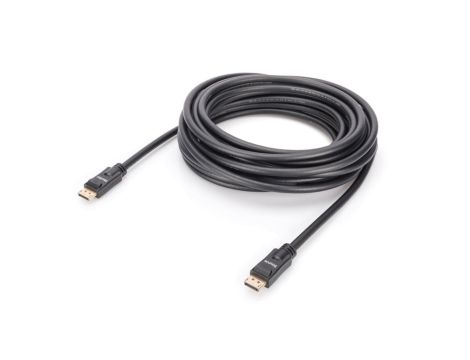 Kabel połączeniowy DisplayPort 4K 60Hz UHD Typ DP/DP M/M czarny 10m AK-340105-100-S