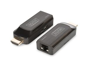 Mini Przedłużacz/Extender HDMI do 50m po skrętce Cat.6/7 1080p 60Hz FHD HDCP 1.2 z audio (zestaw) DS-55203