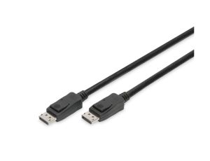 Kabel połączeniowy DisplayPort 8K 30Hz UHD Typ DP/DP M/M czarny 2m AK-340106-020-S