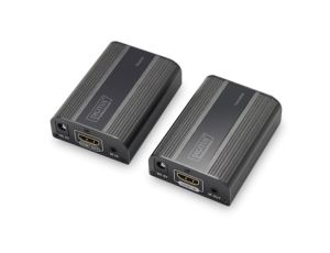 Przedłużacz/Extender HDMI do 30m/60m po skrętce Cat.6/7 4K2K 60Hz UHD HDCP 2.2, IR audio (zestaw) DS-55204