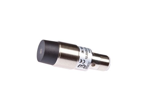 Czujnik indukcyjny M18x1 dł: 50mm niezabudowany Sn: 10mm 10-30V DC PNP NC złącze M12 4-pinowe IP67 IN180225