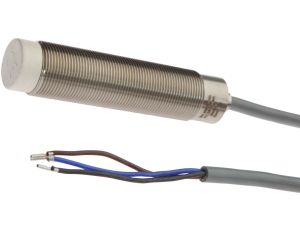 Czujnik indukcyjny M18x1 dł: 77mm niezabudowany Sn: 8mm 10-35V DC 180 stC PNP NO kabel 15m IP65 IN180153I
