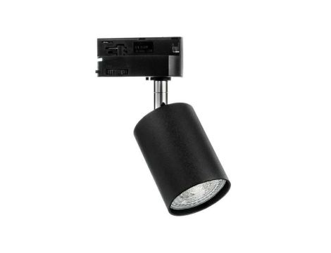 Lampa SIENA-Track-ALU-B/S-1F czarna ze srebrnym przegubem 1xgu10 LUXsystem-1F (na szynę jednofazową)