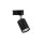 Lampa SIENA-Track-ALU-B/S-1F czarna ze srebrnym przegubem 1xgu10 LUXsystem-1F (na szynę jednofazową)