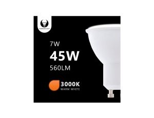 Żarówka LED GU10 7W 230V 3000K 560lm 38 Forever Light