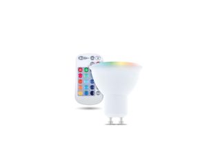 Żarówka LED GU10 RGB + White 5W + RC 250lm Forever Light