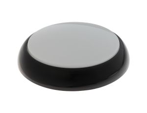 Oprawa KAJKO XL, LED, 12W, 4000K, 1200lm, czarna-polipropylen, klosz matowy-poliwęglan, IP44, IK10 A2905CZ-MP