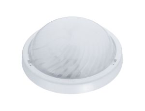 Oprawa ALFA, LED, 12W, 4000K, 1200lm, biała-polipropylen, klosz matowy-poliwęglan, IP44, IK10 A2215-MP