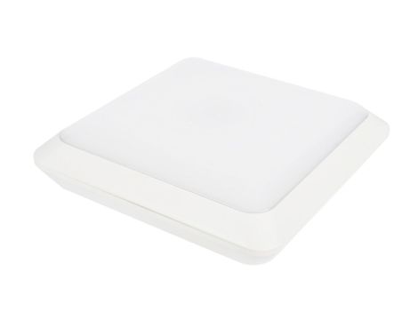 Plafon LED 18W 1900lm 4000K/neutralna IP66 IK10 kwadratowy wodoodporny pyłoszczelny biały TIPO-S 18W NW GXPS142