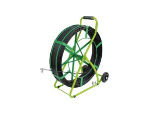 Włókno szklane KLAUKE na stojaku 9mm - 80m / Wciągarka do kabli i przewodów / Stalka 9mm / 80m / GREENLEE 52055349