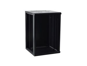 Szafa wisząca RACK 19 cali 18U 450mm czarna NEKU TS BOX