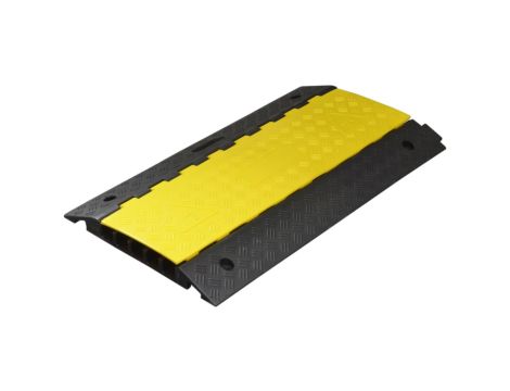 Najazd kablowy 5 kanałów 38mm, otwierany, ciężki próg z odporną, gumową podstawą i otwieraną pokrywą NEKU