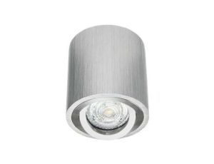 Oprawa okrągła FLORENCE Gu10 srebrna szczotkowana sufitowa natynkowa