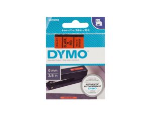 Taśma do drukarek D1 9mm x 7m czarny/czerwony S0720720