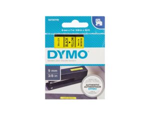 Taśma do drukarek D1 9mm x 7m czarny/żółty S0720730