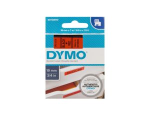 Taśma do drukarek D1 19mm x 7m czarny/czerwony S0720870