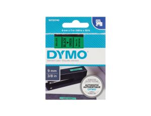 Taśma do drukarek D1 9mm x 7m czarny/zielony S0720740