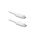 Qoltec Kabel USB 3.1 typ C męski USB 3.1 typ C męski 1m Biały