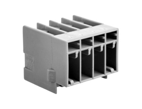 Wtyk X-COM 4-biegunowy szary raster 5mm 769-634 /50szt./