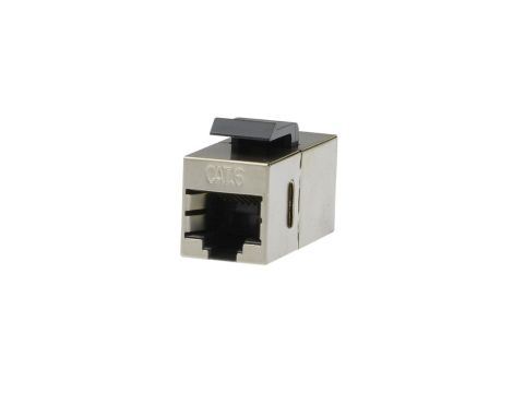 Łącznik modularny keystone 2xRJ45 8P8C kat.6 ekranowany FTP