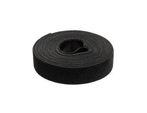 Taśma rzepowa 20mm 5m czarna Back To Back NEKU