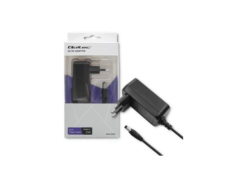 Qoltec Zasilacz wtyczkowy 27W 9V 3A 5.5*2.1