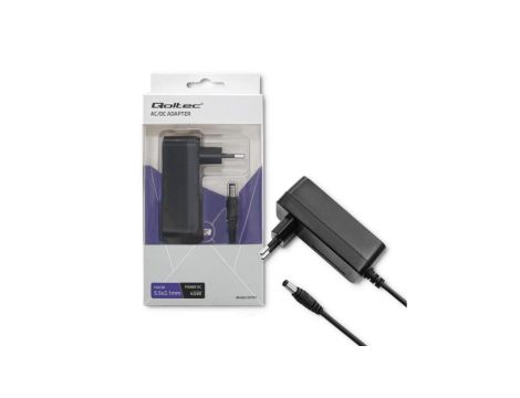 Qoltec Zasilacz wtyczkowy 45W 15V 3A 5.5*2.1