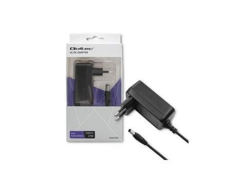 Qoltec Zasilacz wtyczkowy 27W 9V 3A 5.5*2.5