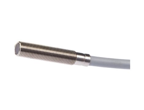 Czujnik indukcyjny M5x0.5 dł: 25mm zabudowany Sn: 1.5mm 10-30V DC PNP NC kabel 5m PUR IP67 IB050206
