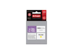 Tusz Activejet AB-1100YNX (zamiennik Brother LC1100Y/980Y Supreme 19,5 ml żółty)