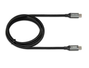 Kabel IBOX IKUMTC31G2 (USB typu C - USB typu C 1m kolor czarny)