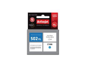 Tusz Activejet AE-502CNX (zamiennik Epson 502XL W24010 Supreme 12 ml niebieski)