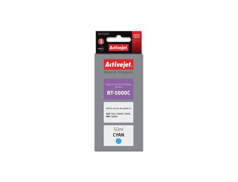 Tusz Activejet AB-5000C (zamiennik Brother BT-5000C Supreme 50 ml niebieski)