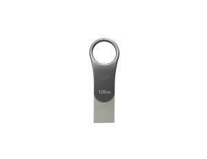 Pendrive Silicon Power Mobile SP128GBUC3C80V1S (128GB USB 3.1, USB typ A, USB-C kolor srebrny)
