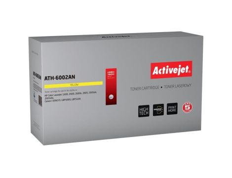 Toner Activejet ATH-6002AN (zamiennik HP 124A Q6002A, Canon CRG-707Y Premium 2000 stron żółty)