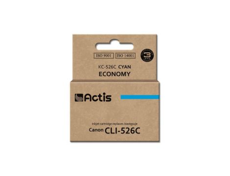 Tusz ACTIS KC-526C (zamiennik Canon CLI-526C Standard 10 ml niebieski)