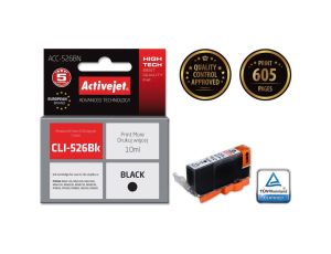 Tusz Activejet ACC-526CN (zamiennik Canon CLI-526C Supreme 10 ml niebieski)