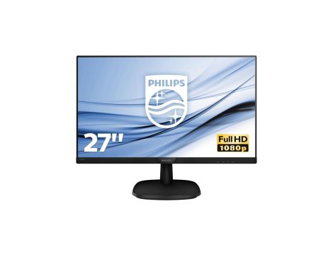 Monitor Philips 273V7QJAB/00 (27 IPS/PLS FullHD 1920x1080 DisplayPort, HDMI, VGA kolor czarny)