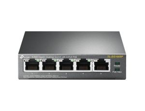 Switch TP-LINK TL-SG1005P (5x 10/100/1000Mbps)