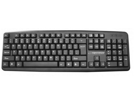 Klawiatura membranowa Esperanza AMARILLO EK134 (USB 2.0 (EU) kolor czarny)