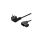 Kabel SAVIO CL-115 (C13 / IEC C13 / IEC 320 C13 M - Schuko M 1,2m kolor czarny)