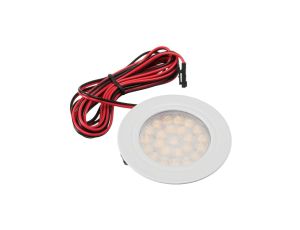 PROFI Oprawa meblowa LED okrągla biała 1,8W 4000K neutralna biała wpuszczana podszafkowa