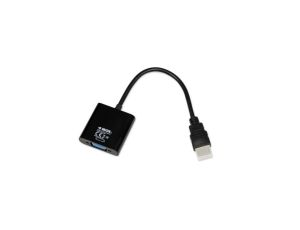 Adapter IBOX IAHV01 (HDMI M - D-Sub (VGA) F 1m kolor czarny)