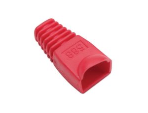 Osłonka Wtyku RJ45 6.2mm Czerwona 10 sztuk