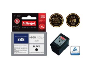 Tusz Activejet AH-338R (zamiennik HP 338 C8765EE Premium 25 ml czarny)